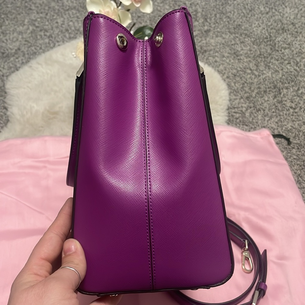 ✨NWOT Kate Spade Newbury Lane Loden Veryberry purple handbag✨ - Picture 9 of 13